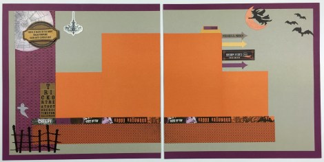 Nevermore Scrapbook Layout